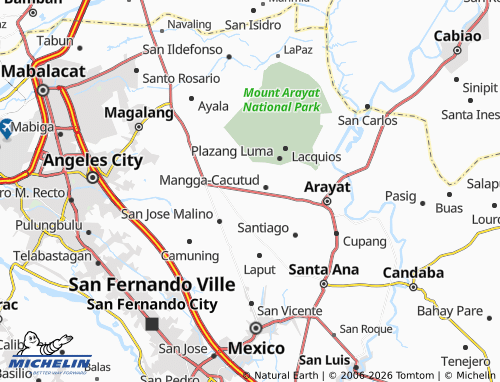 MICHELIN San Roque Bitas map - ViaMichelin