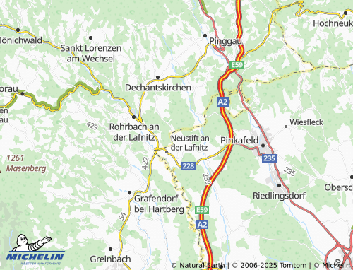 MICHELIN Kroisegg map - ViaMichelin