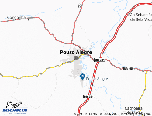 MICHELIN-Landkarte Pouso Alegre - ViaMichelin