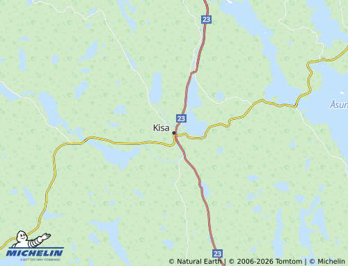 MICHELIN Kisa map - ViaMichelin