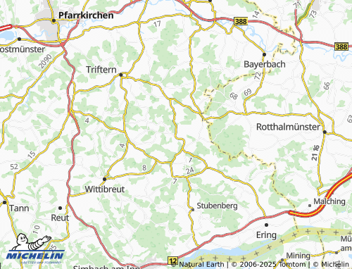 MICHELIN Dobl map - ViaMichelin