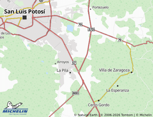 Mapa MICHELIN Los Lagos - ViaMichelin