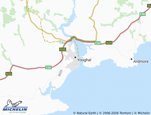 MICHELIN-Landkarte Youghal - ViaMichelin