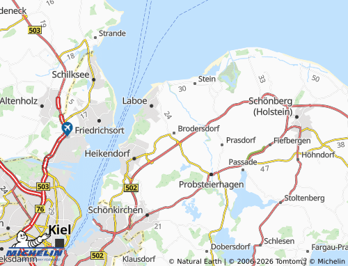 Mappa MICHELIN Brodersdorf - ViaMichelin