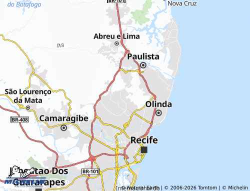 Mapa MICHELIN Alto Jardim Conquista - ViaMichelin