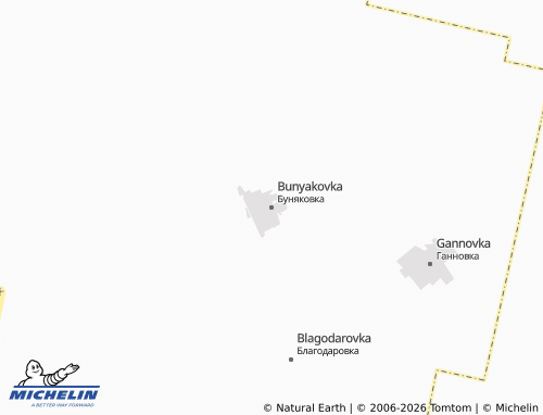 MICHELIN-Landkarte Bunyakovka - ViaMichelin