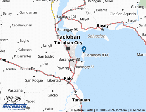 MICHELIN Barangay 109-A map - ViaMichelin