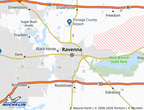 Kaart MICHELIN Ravenna - ViaMichelin