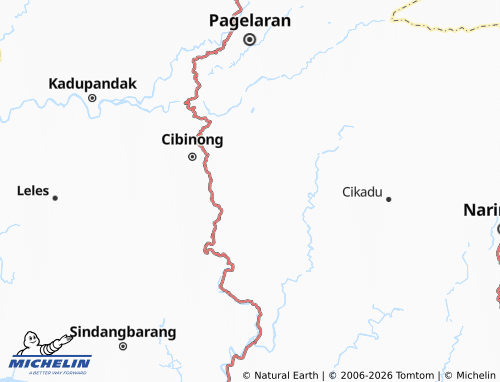 MICHELIN Sukamekar map - ViaMichelin