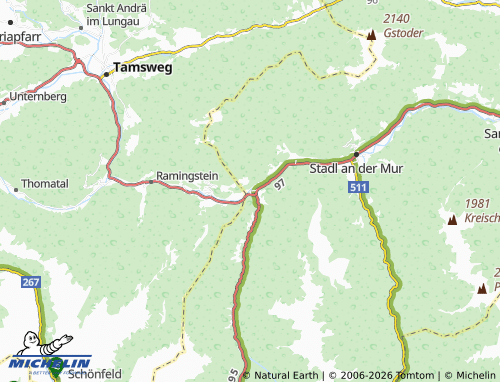 MICHELIN-Landkarte Predlitz - ViaMichelin