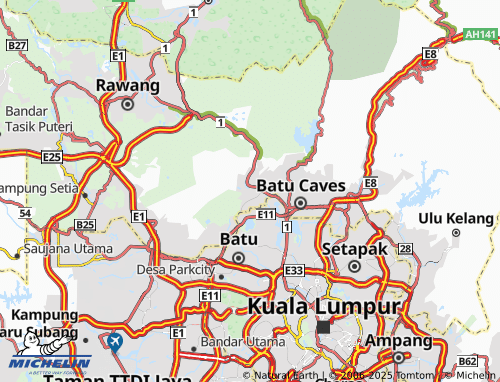 MICHELIN Perdana Residence 2 map - ViaMichelin