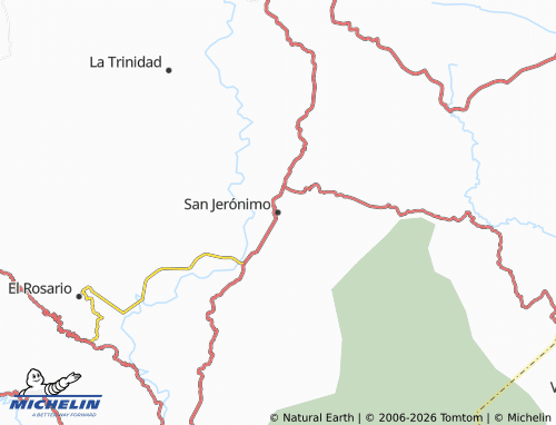Kaart MICHELIN San Jerónimo - ViaMichelin