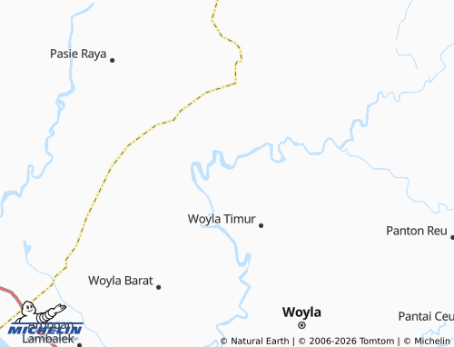 MICHELIN Paya Baro map - ViaMichelin