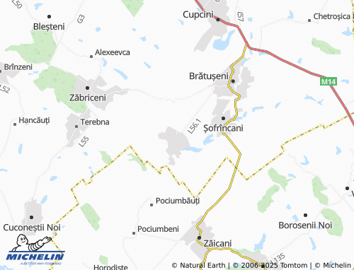MICHELIN Stolniceni map - ViaMichelin