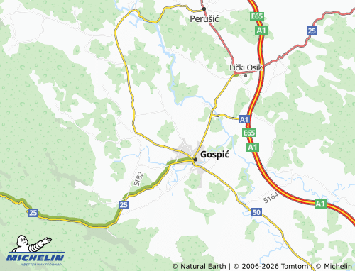 Mapa MICHELIN Glavičice - ViaMichelin