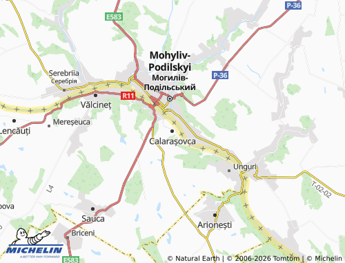 Mappa MICHELIN Calarașovca - ViaMichelin
