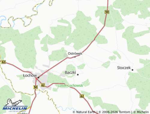 Mappa MICHELIN Ostrówek - ViaMichelin