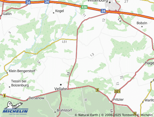 MICHELIN Albertinenhof map - ViaMichelin