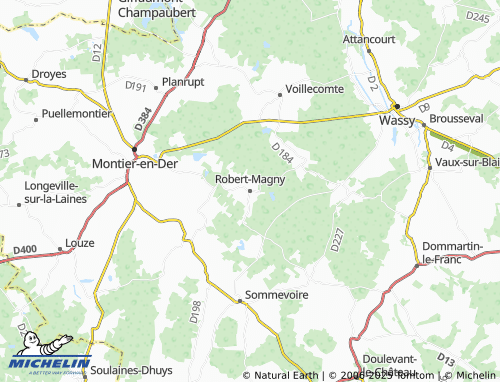 MICHELIN Robert-Magny map - ViaMichelin