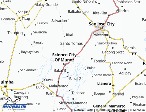 MICHELIN Bantug map - ViaMichelin