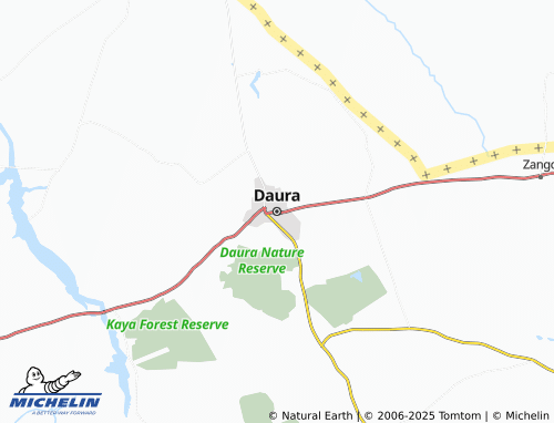 MICHELIN Daura map - ViaMichelin