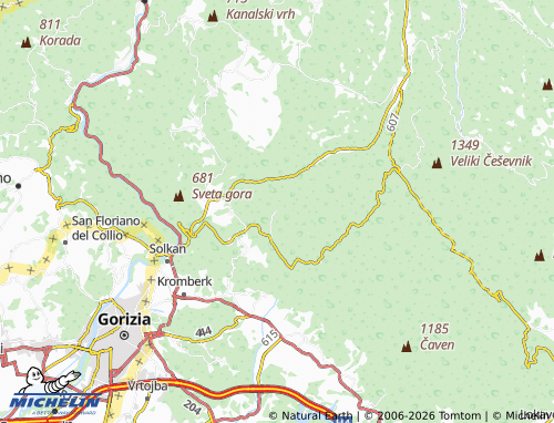 Mapa MICHELIN Podgozd - ViaMichelin