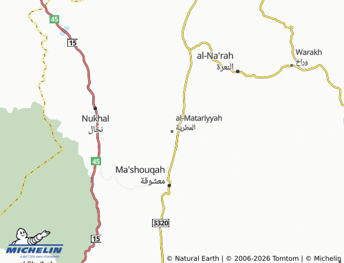 MICHELIN-Landkarte al-Matariyyah - ViaMichelin