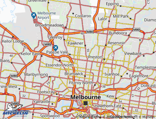Mapa MICHELIN Pascoe Vale South - ViaMichelin
