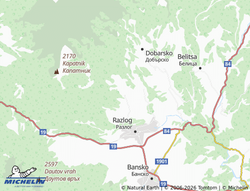 Mapa MICHELIN Bachevo - ViaMichelin