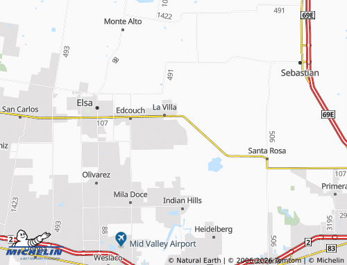 Mapa MICHELIN Laguna Seca - ViaMichelin