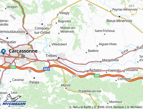 MICHELIN-Landkarte Rustiques - ViaMichelin