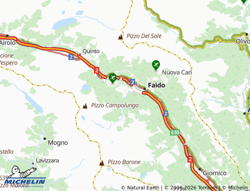 Mapa MICHELIN Dalpe - ViaMichelin