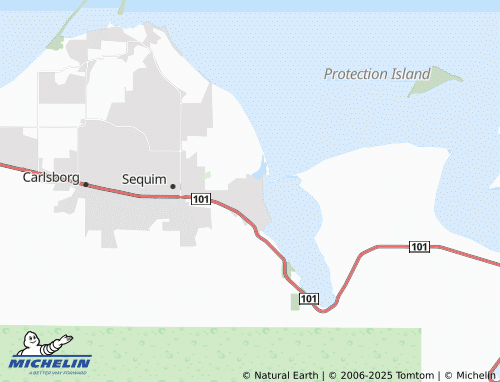 MICHELIN Washington Harbor map - ViaMichelin