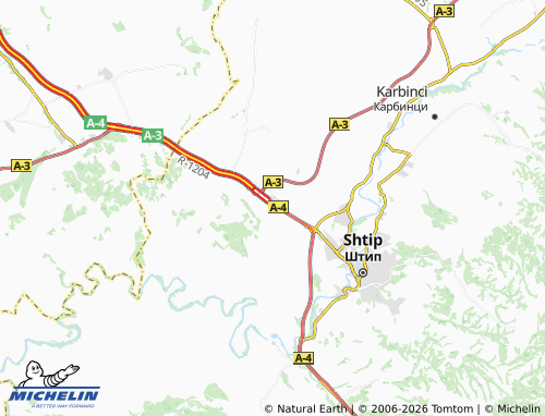 Mapa MICHELIN Tri Cheshmi - ViaMichelin