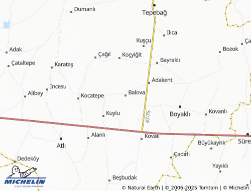 MICHELIN Balova map - ViaMichelin