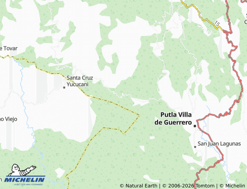 Mappa MICHELIN Santa Cruz Río Venado - ViaMichelin