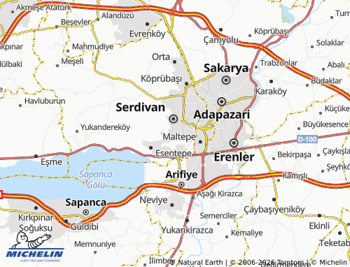 MICHELIN Kemalpaşa map - ViaMichelin