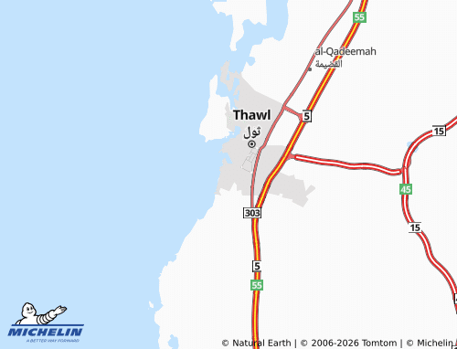 MICHELIN-Landkarte tarfihiun - ViaMichelin