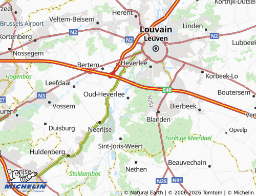 Mapa MICHELIN Oud-Heverlee - ViaMichelin