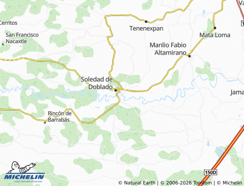 Mappa MICHELIN Paso Borrego - ViaMichelin
