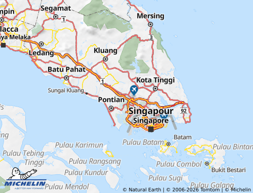 MICHELIN-Landkarte Kulai Jaya - ViaMichelin