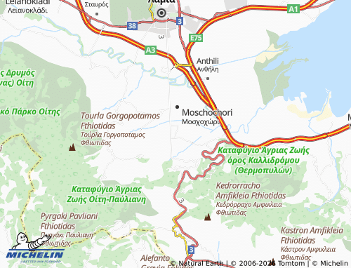 MICHELIN Irakleia map - ViaMichelin