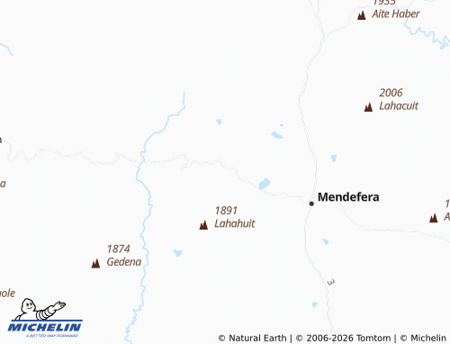 MICHELIN Abbi Adi map - ViaMichelin