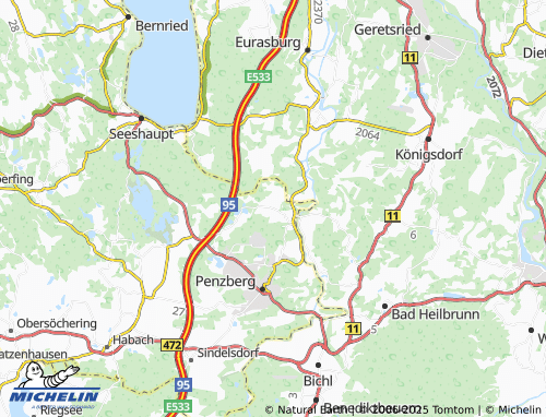 MICHELIN-Landkarte Oberhof - ViaMichelin