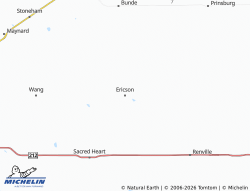 Mappa MICHELIN Ericson - ViaMichelin