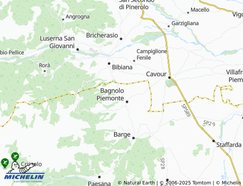 MICHELIN Villaretto map - ViaMichelin