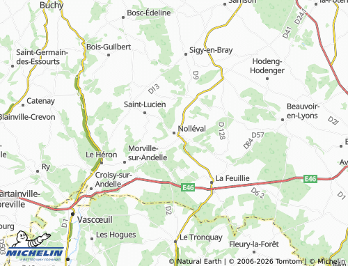 Mapa MICHELIN Nolléval - ViaMichelin