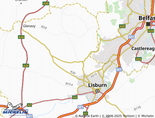 MICHELIN Hillview map - ViaMichelin