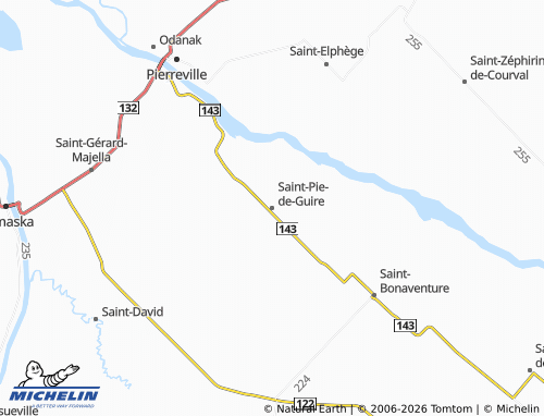 MICHELIN-Landkarte Saint-Pie-de-Guire - ViaMichelin