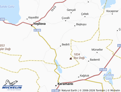 Mappa MICHELIN Bedirli - ViaMichelin